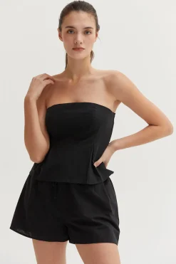 Courtney Linen Tube Top