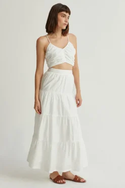 Daisy Tiered Maxi Skirt