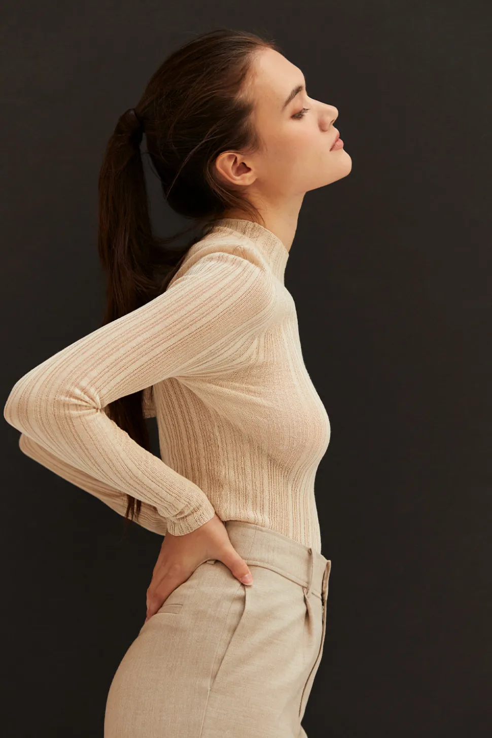Dane Sheer Knit Top