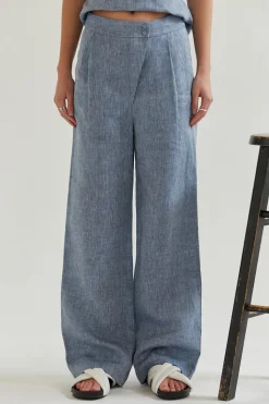 Dani Linen Wide Leg Pants