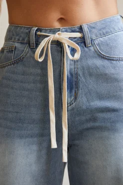 Danica Front Tie Denim Pants