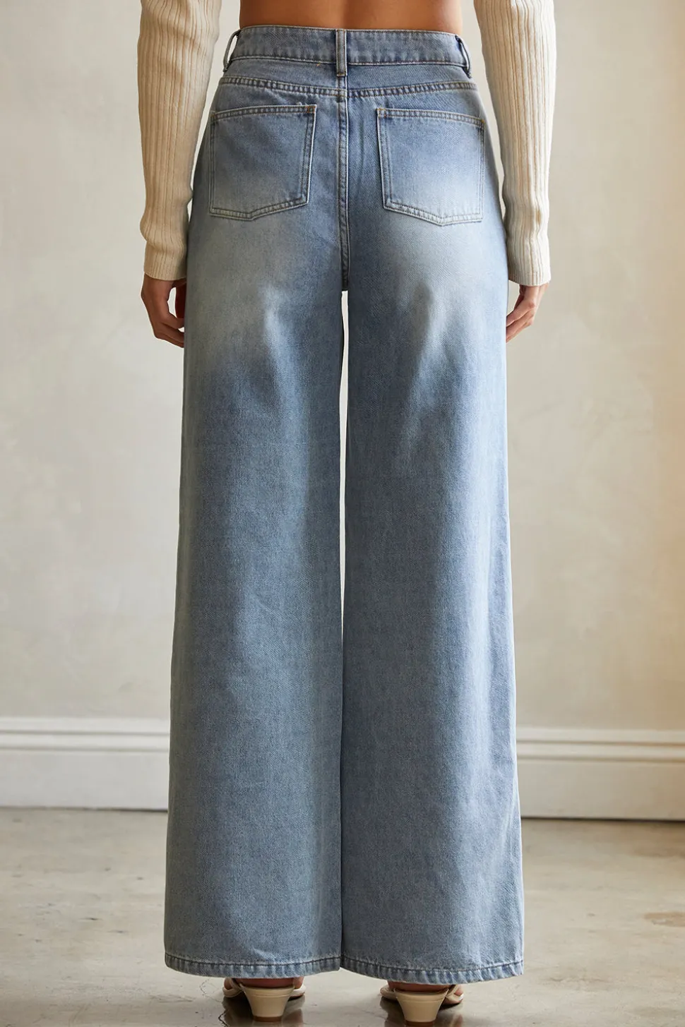 Danica Front Tie Denim Pants
