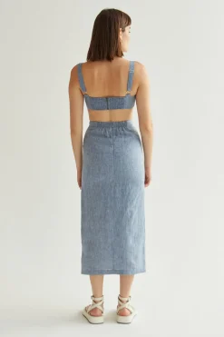 Daniella Linen Skirt