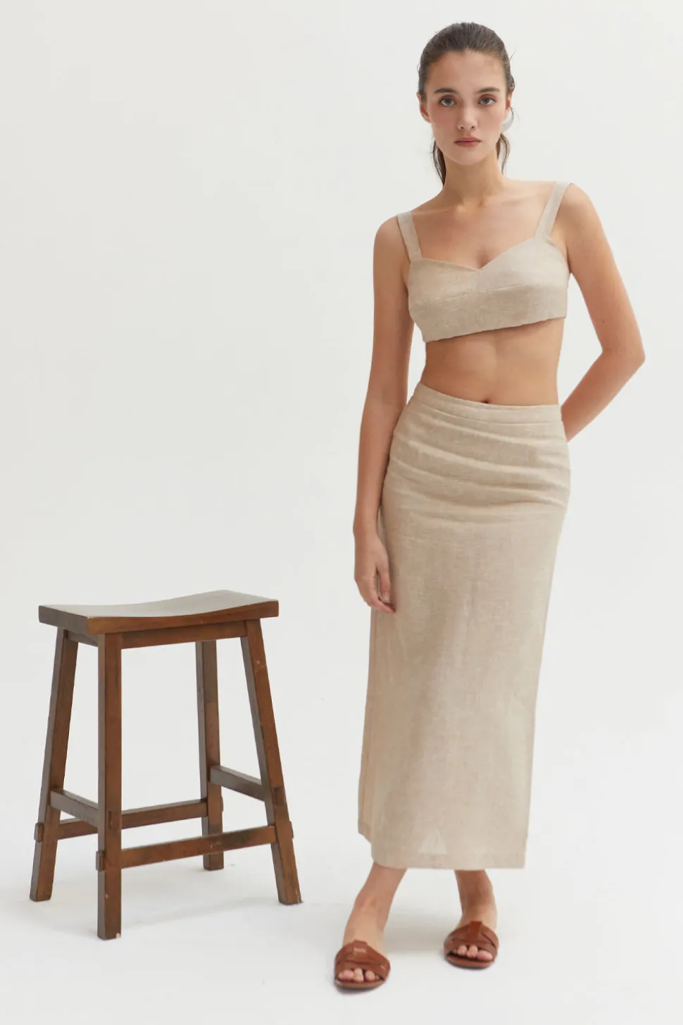 Daniella Linen Skirt