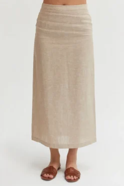 Daniella Linen Skirt
