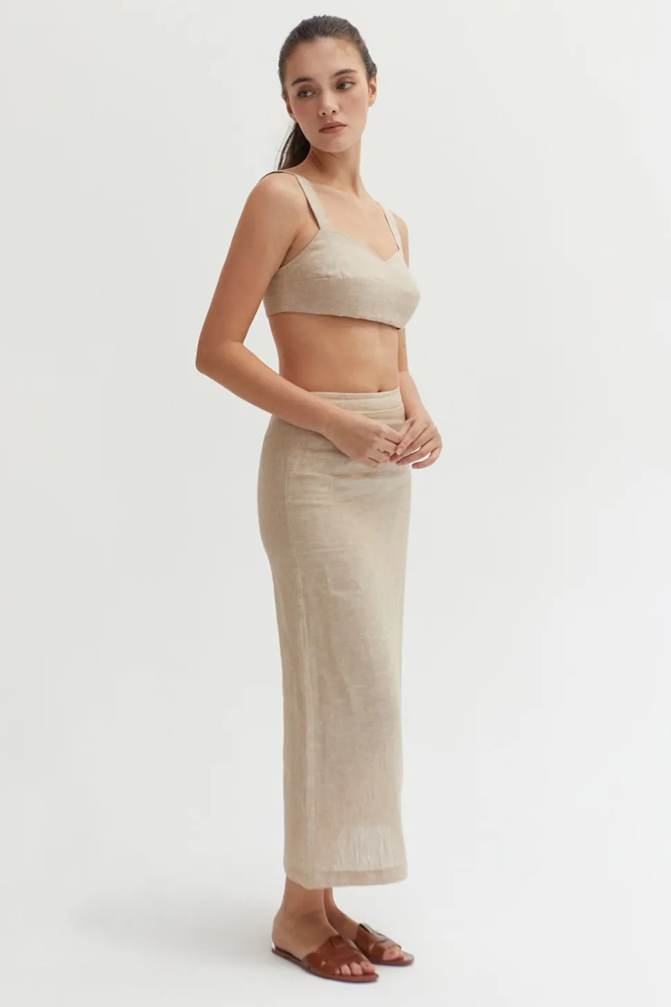 Daniella Linen Skirt