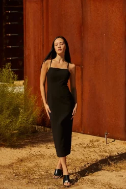 Delaney Crisscross Back Dress