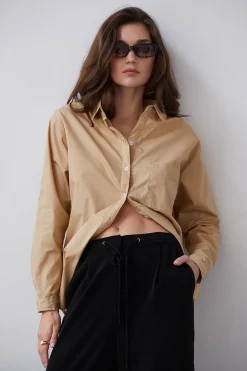 Devon Poplin Oversized Shirt