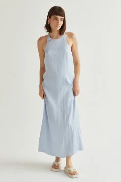 Diana Back Twist Slip Dress