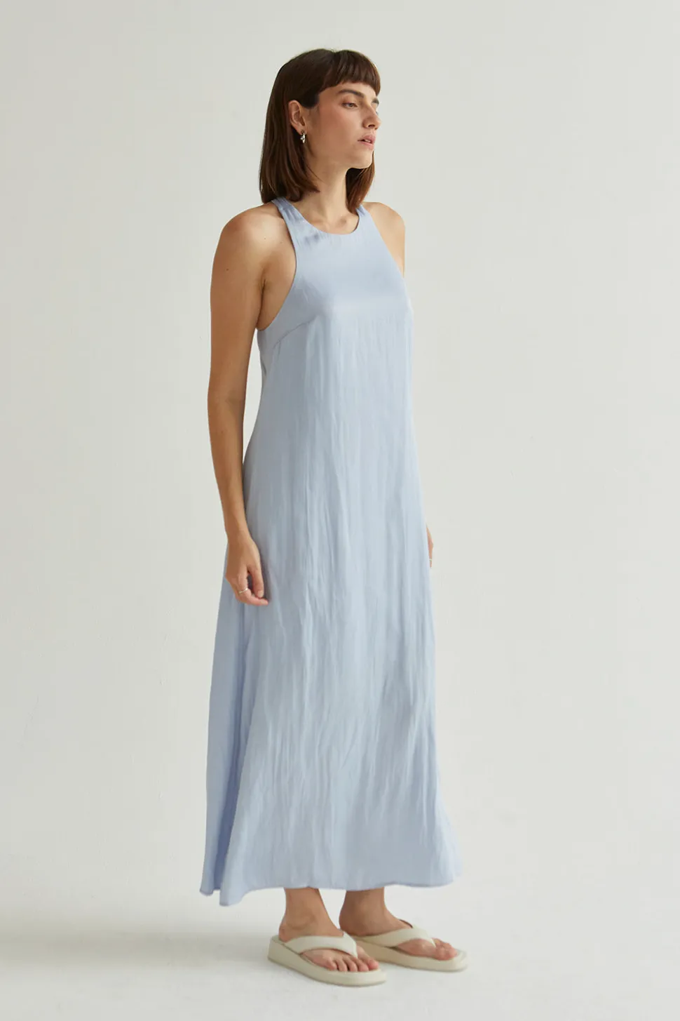 Diana Back Twist Slip Dress
