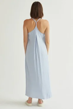 Diana Back Twist Slip Dress