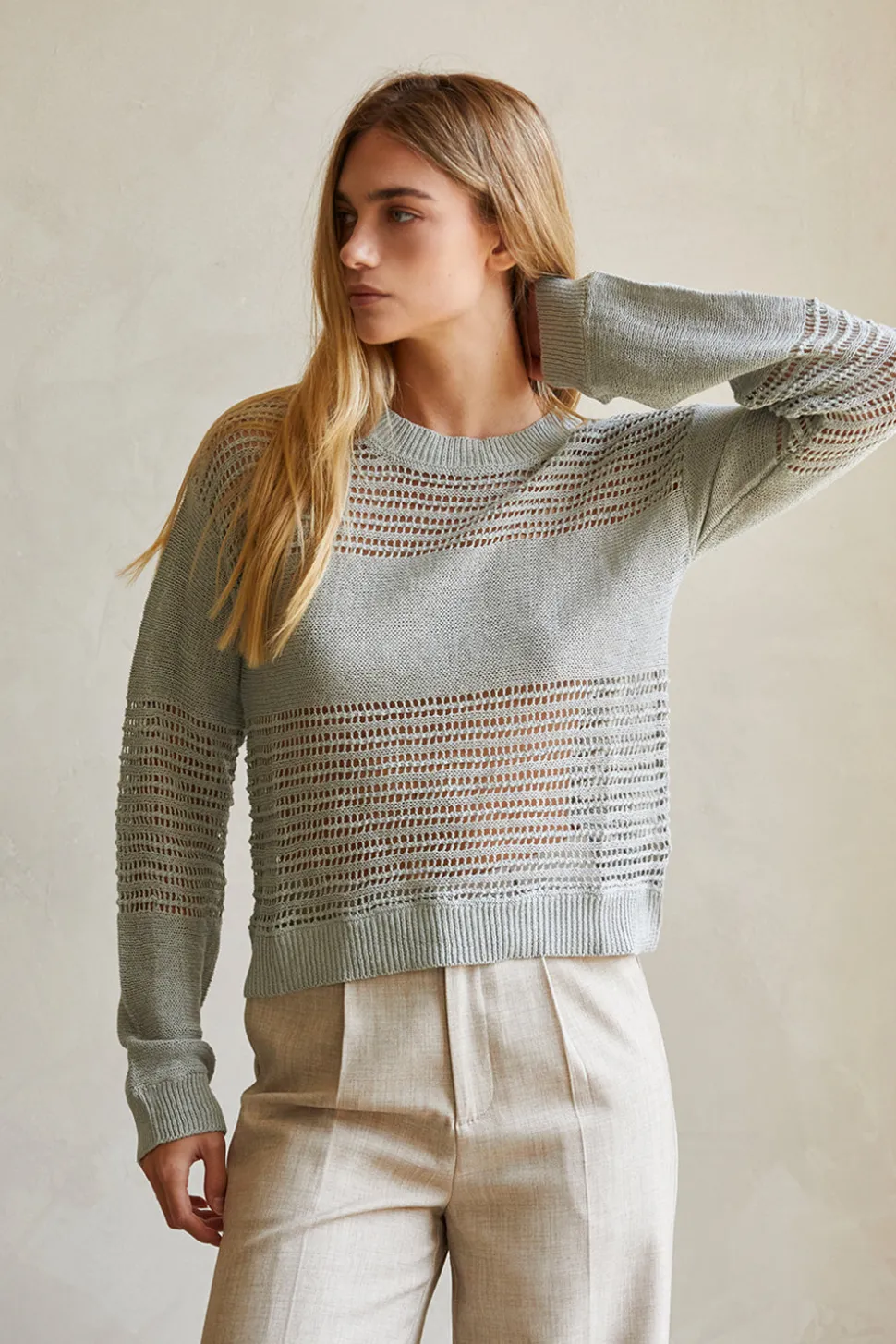Donna Netted Pull Over