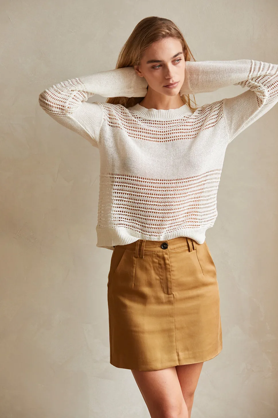 Donna Netted Pull Over
