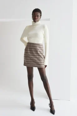 Ela Plaid Mini Skirt