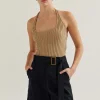 Elena Halter Knit Top