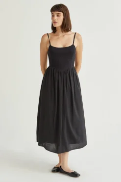 Elena Mixed Media Dress
