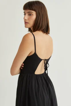 Elena Mixed Media Dress