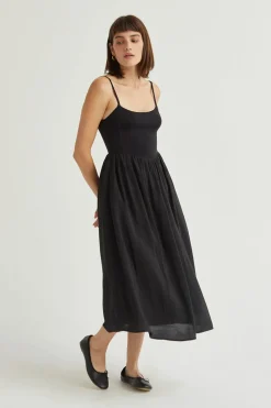 Elena Mixed Media Dress