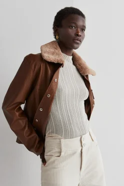 Eloise Vegan Leather Jacket