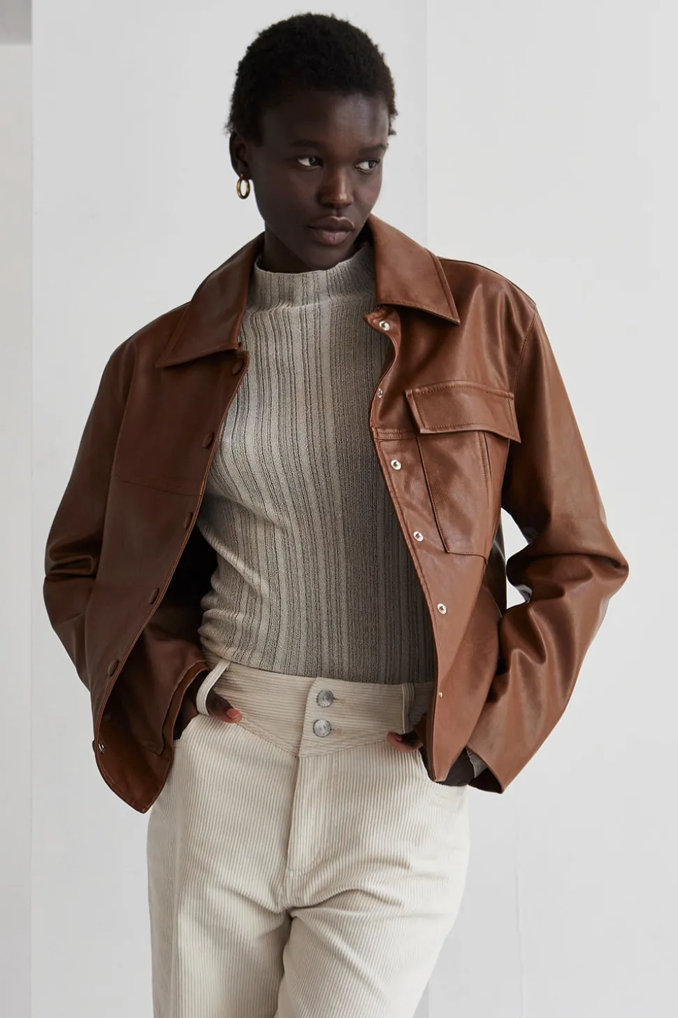 Eloise Vegan Leather Jacket