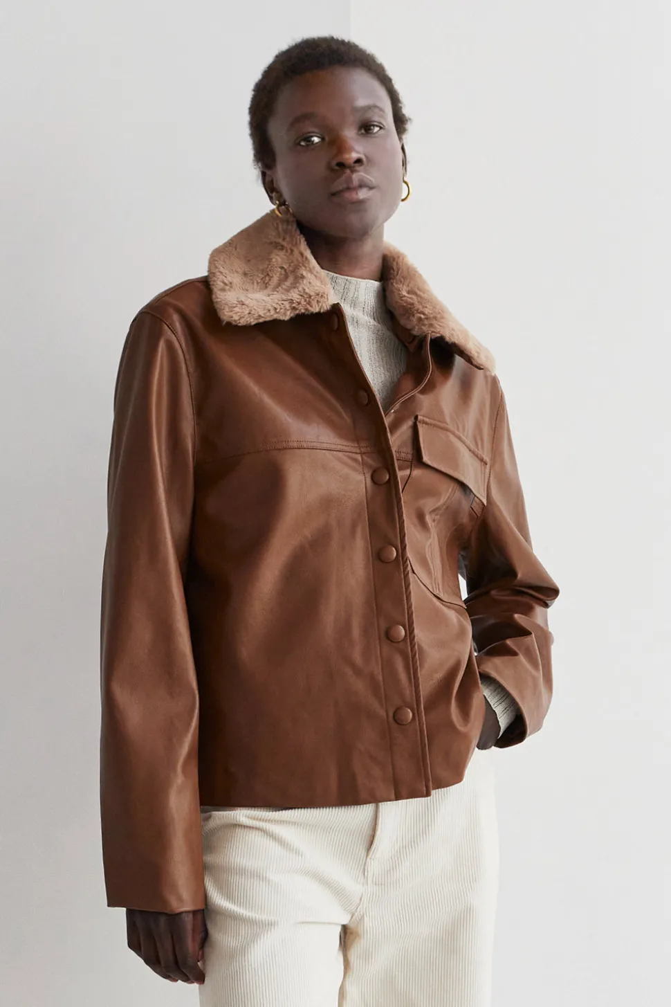 Eloise Vegan Leather Jacket