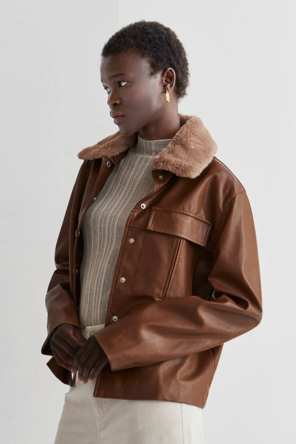 Eloise Vegan Leather Jacket