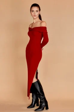 Ember Off Shoulder Sweater Dress