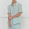 Ember Sheer Button Up Shirt