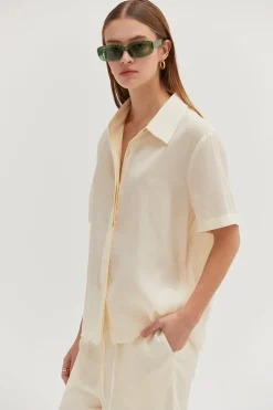 Ember Sheer Button Up Shirt