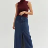 Esther Denim Maxi Skirt