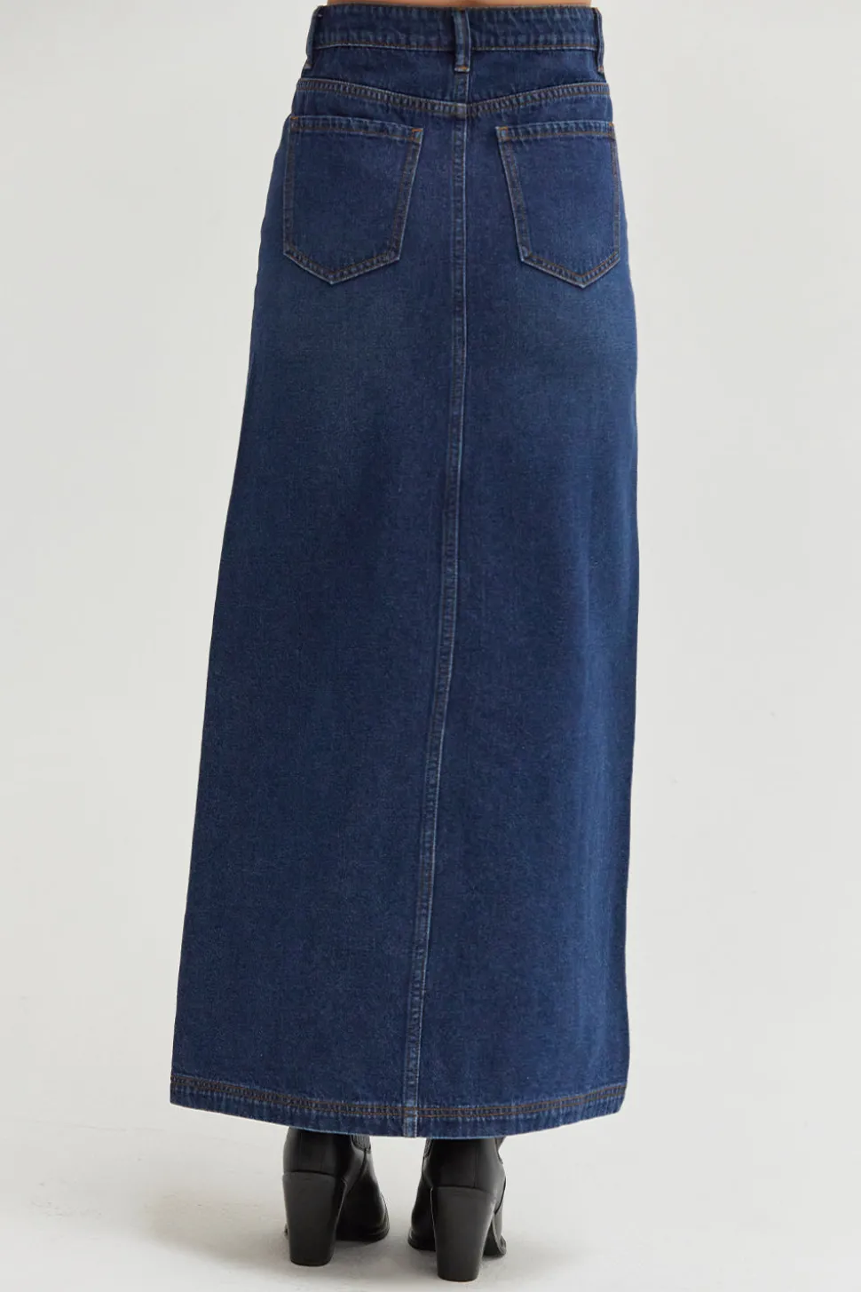 Esther Denim Maxi Skirt