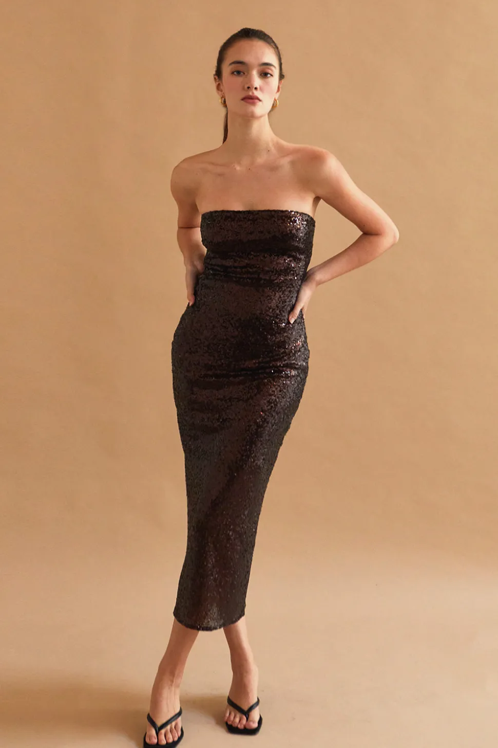 Everly Sequins Tube Dress