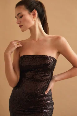 Everly Sequins Tube Dress