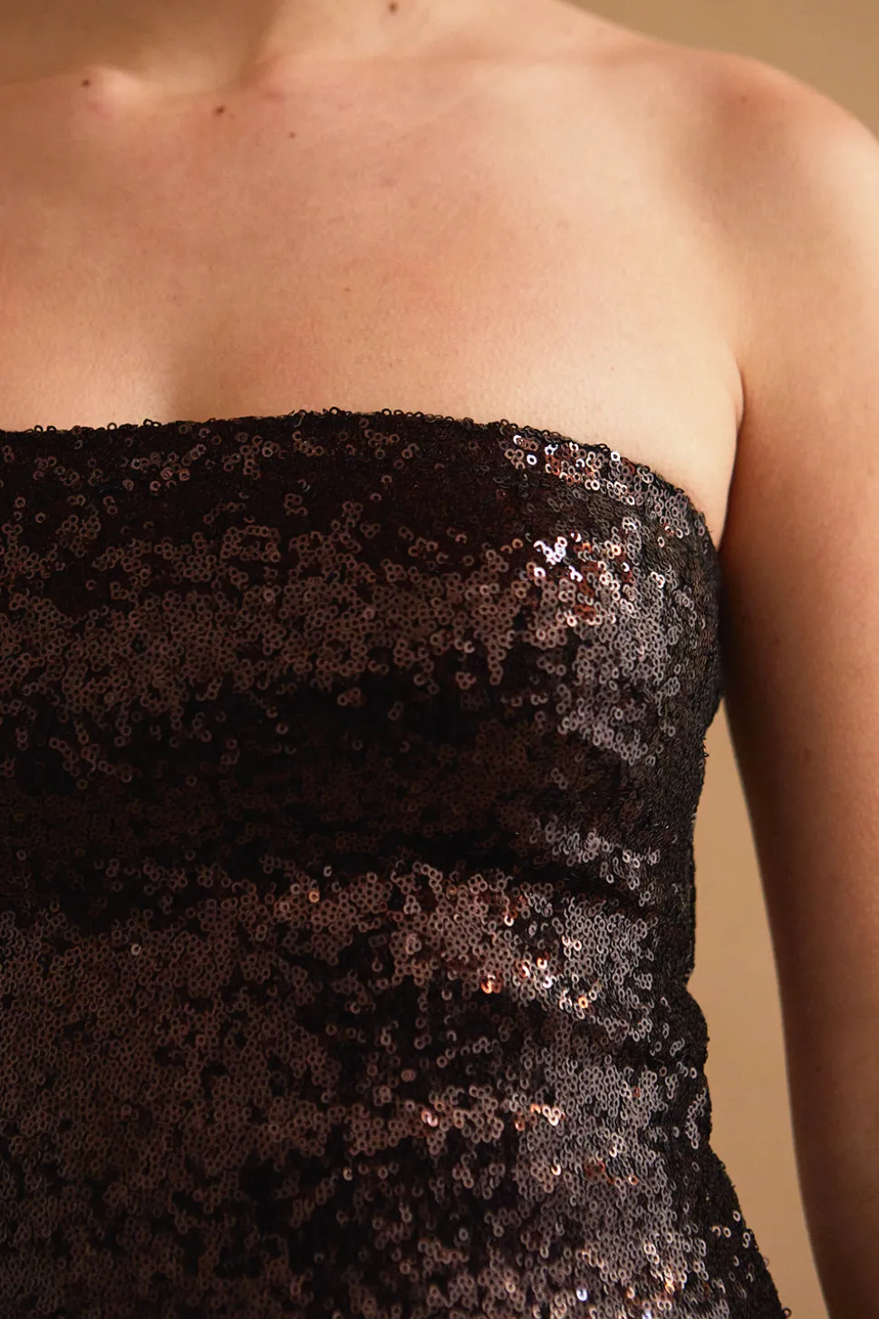 Everly Sequins Tube Dress