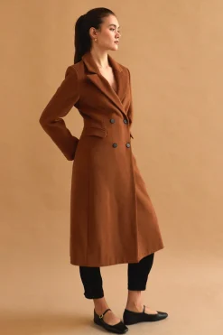 Frances Wool Blend Blazer Coat