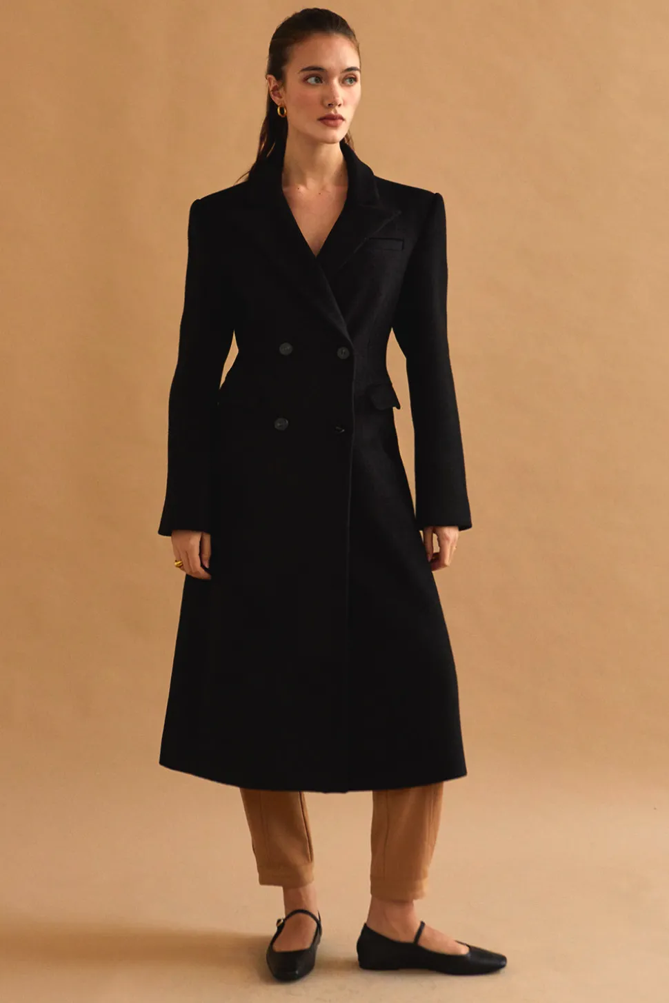 Frances Wool Blend Blazer Coat