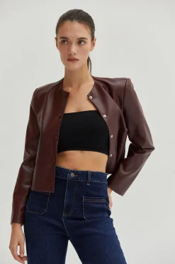 Georgina Vegan Leather Jacket