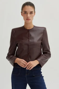 Georgina Vegan Leather Jacket