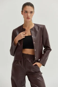 Georgina Vegan Leather Jacket