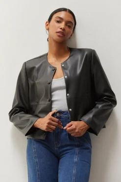 Georgina Vegan Leather Jacket