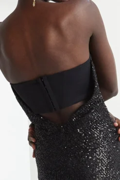 Helen Sequins Tube Dress