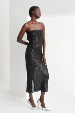 Helen Sequins Tube Dress