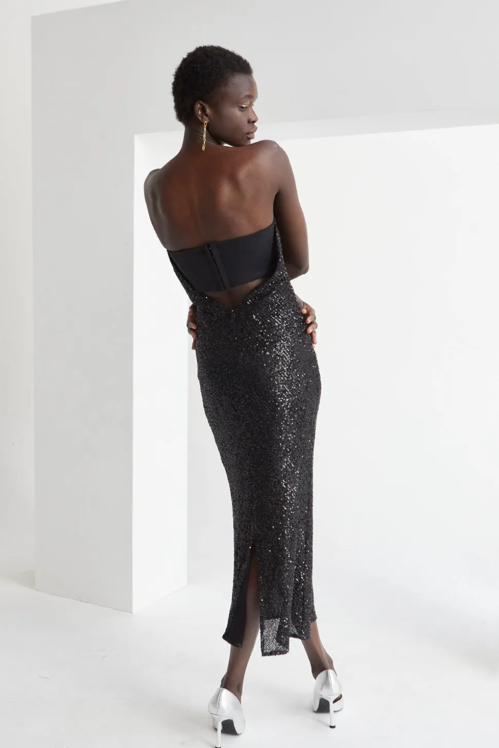 Helen Sequins Tube Dress