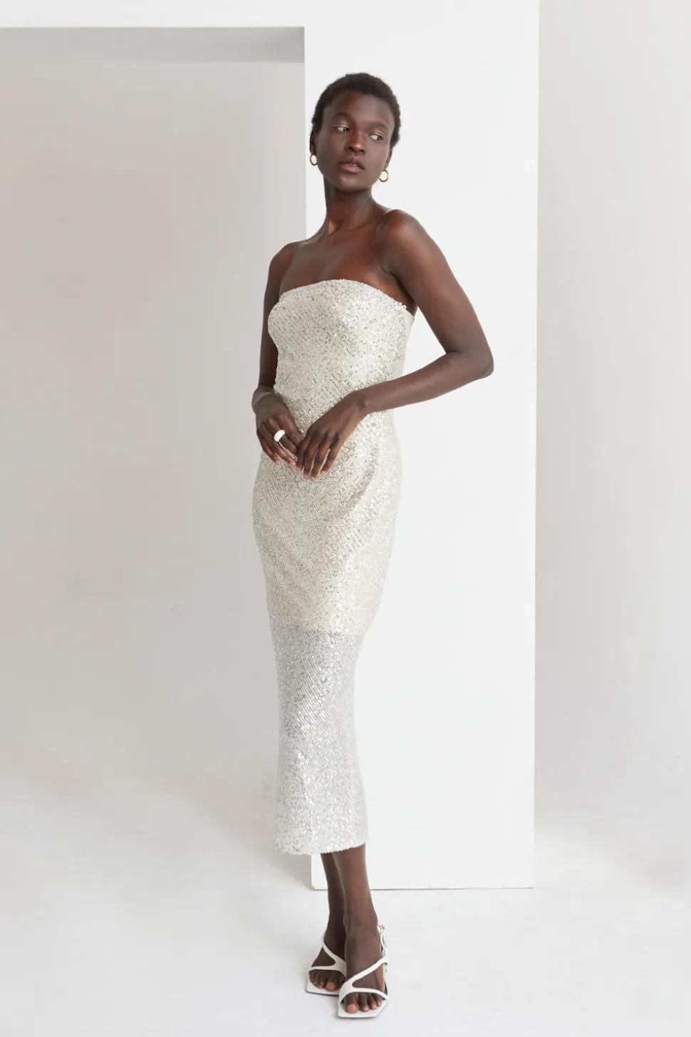 Helen Sequins Tube Dress
