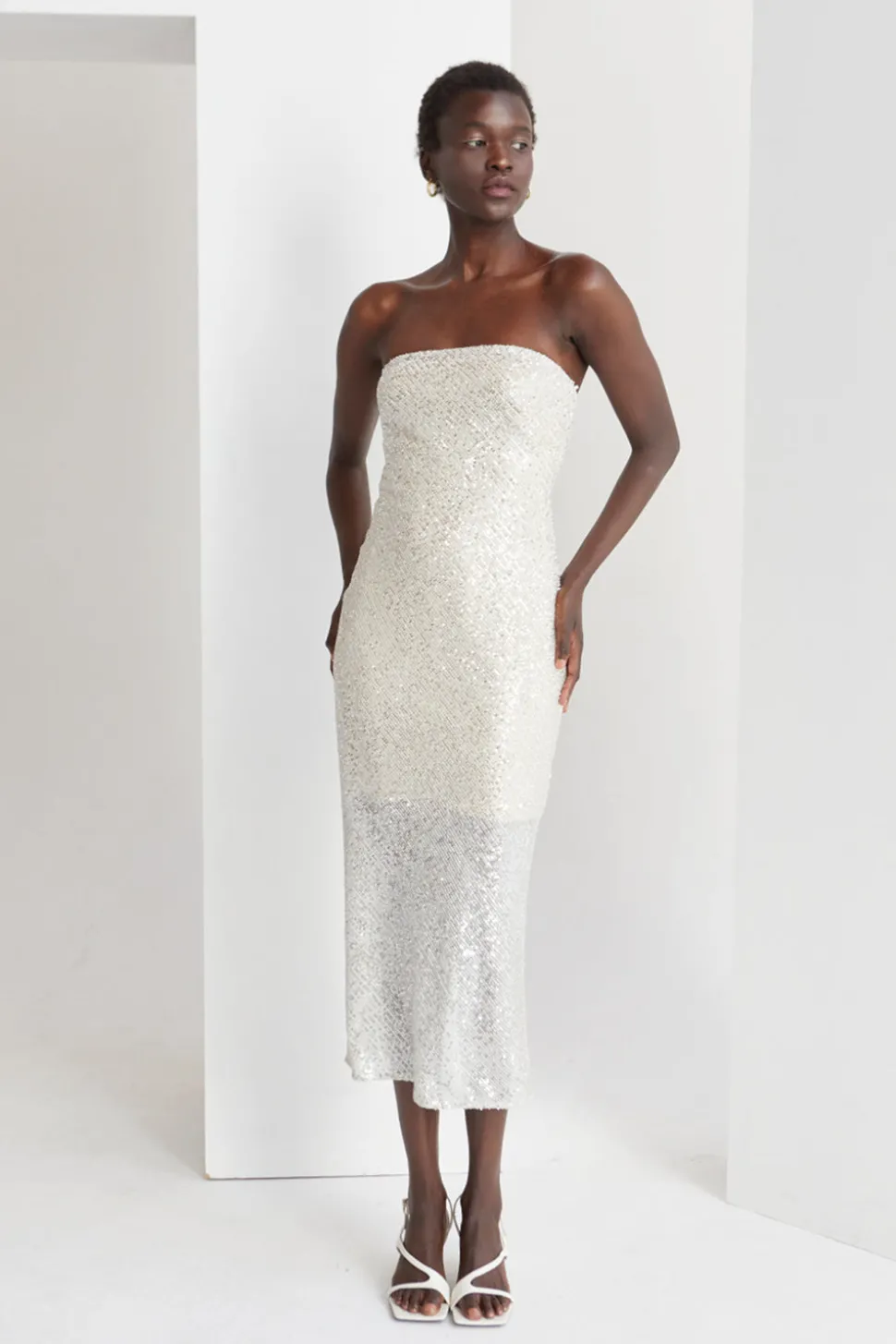 Helen Sequins Tube Dress