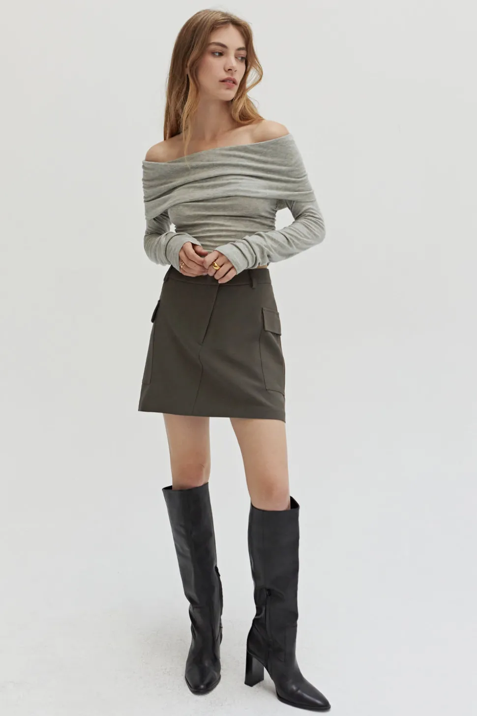 Holly Off Shoulder Knit Top
