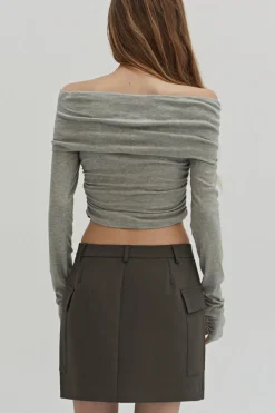 Holly Off Shoulder Knit Top