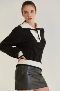 Iris Funnel Neck Sweater