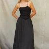Isabella Mix Media Maxi Dress