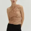 Ivy One Shoulder Mesh Top